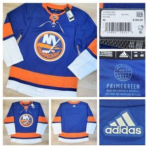NWT Adidas NHL New York Islanders Authentic Hockey Jersey Size 46 Customizable